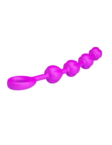 Varita anal silicona flexible beeds 19,5cm x 2,3cm | Pretty love | Varitas y bolas
