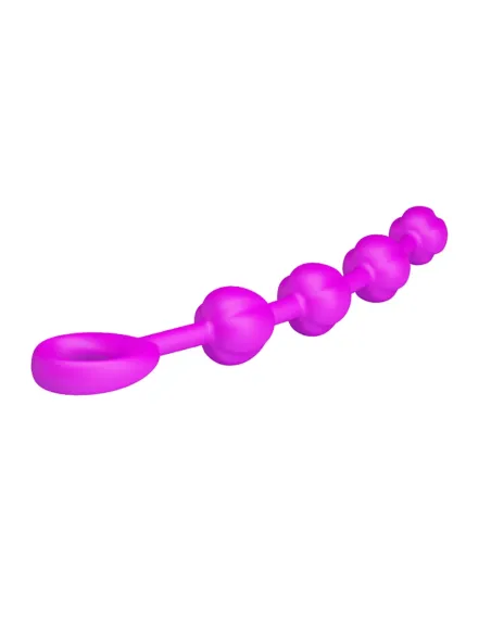 Varita anal silicona flexible beeds 19,5cm x 2,3cm | Pretty love | Varitas y bolas