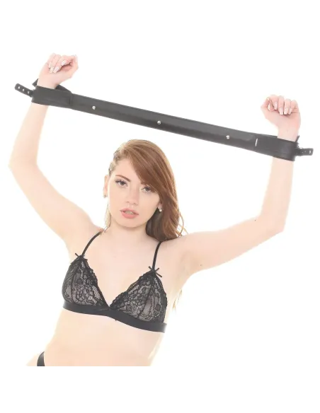 Cepo barral rigido - 2 en 1 manos o tobillos- | Infarta fetish | Esposas