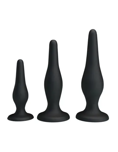 Set 3 consoladores anales silicona | Pretty love | Dildos