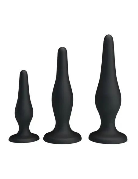 Set 3 consoladores anales silicona | Pretty love | Dildos