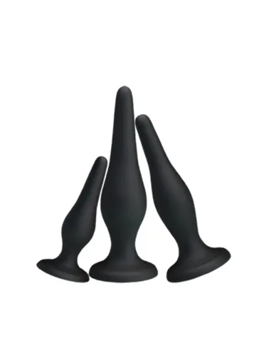 Set 3 consoladores anales silicona | Pretty love | Dildos