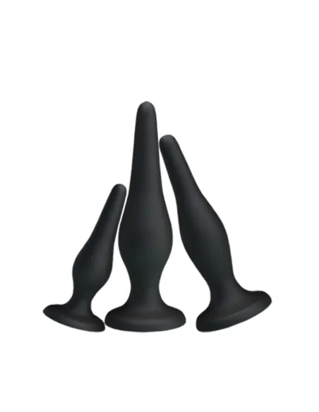 Set 3 consoladores anales silicona | Pretty love | Dildos