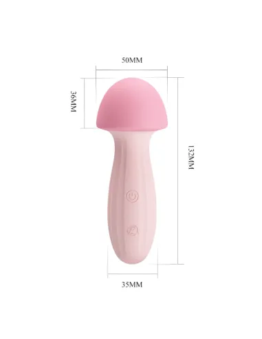 Vibrador mushroom silicona multifuncion | Pretty love | Masajeadores