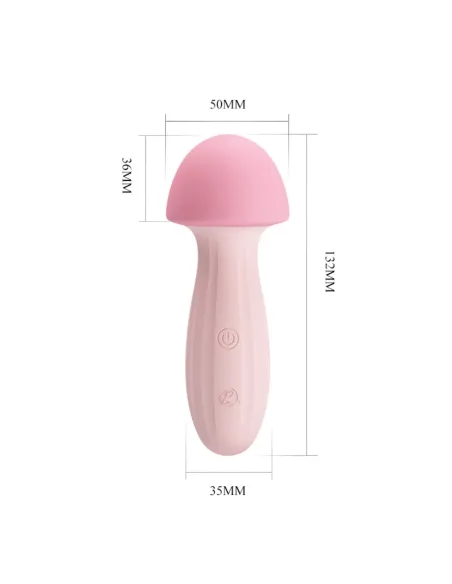 Vibrador mushroom silicona multifuncion | Pretty love | Masajeadores