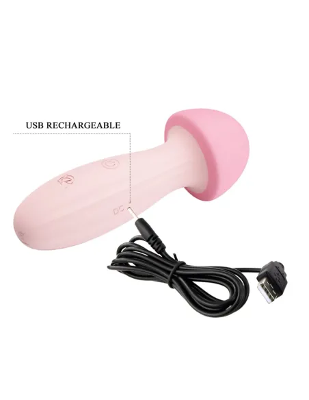 Vibrador mushroom silicona multifuncion | Pretty love | Masajeadores