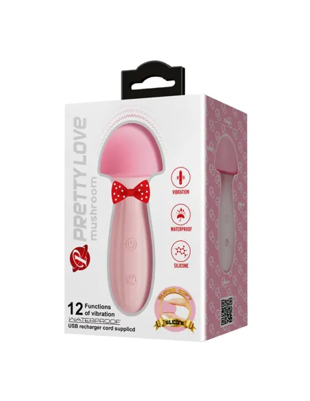 Vibrador mushroom silicona multifuncion | Pretty love | Masajeadores