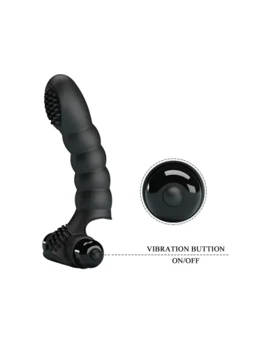 Vibrador dedo alexander 10 func 13cm x 2cm | Pretty love | Para dedo