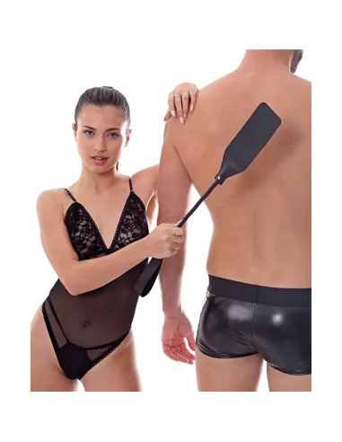 Fusta grande 60cm - eco-cuero negro | Infarta fetish | Látigos y palmetas