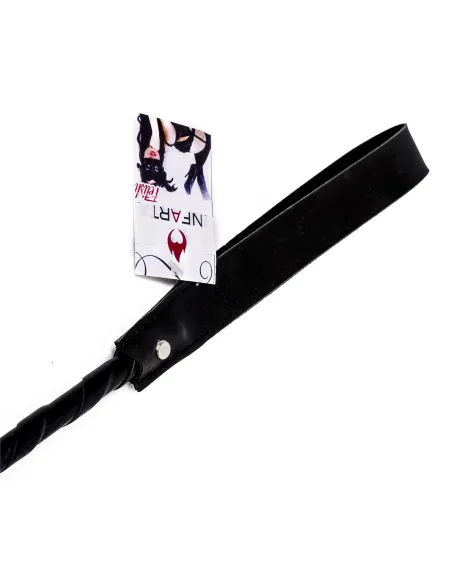 Fusta grande 60cm - eco-cuero negro | Infarta fetish | Látigos y palmetas
