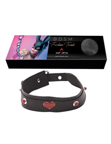 Collar choker corazon rojo | Infarta fetish | Accesorios y outfits