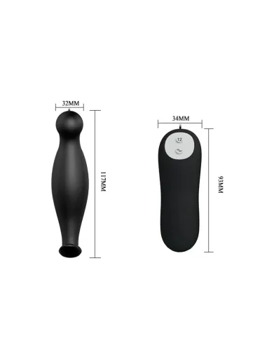 Vibrador anal silicona multifuncion 12cm x 3cm | Pretty love | Vibradores