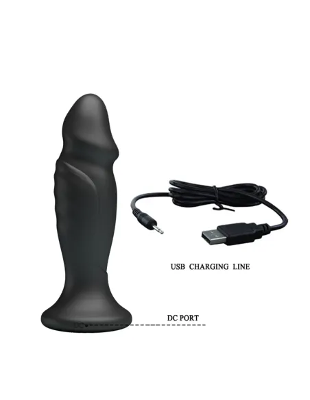 Vibrador anal recargable control remoto silicona 12,5cm x 3cm | Mr play | Vibradores