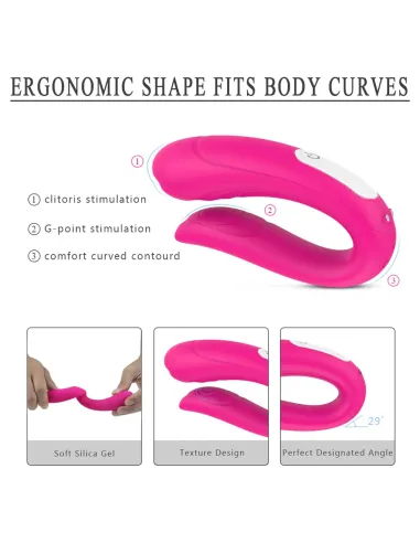 Mermaid vibrador multifuncional recargable usb | S-hande | Estimuladores clítoris