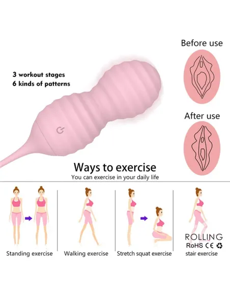Rolling bolas vaginales vibrador inalambrico multifuncional | S-hande | Bolas y huevos vaginales