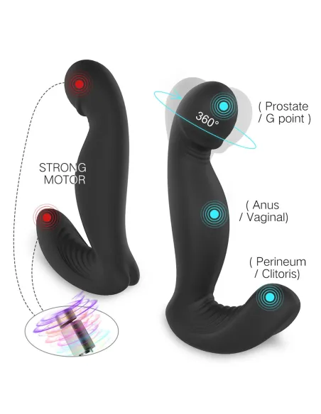 Jiggle - vibrador anal multifuncional recargable usb | S-hande | Prostata
