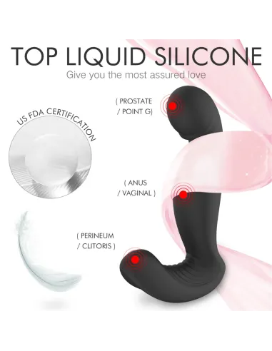 Jiggle - vibrador anal multifuncional recargable usb | S-hande | Prostata