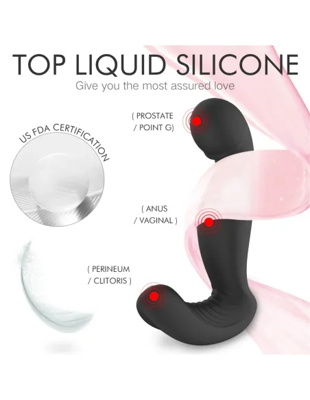 Jiggle - vibrador anal multifuncional recargable usb | S-hande | Prostata