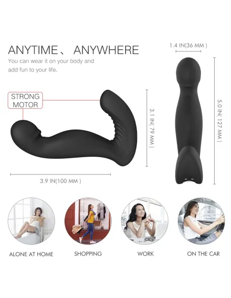 Jiggle - vibrador anal multifuncional recargable usb | S-hande | Prostata