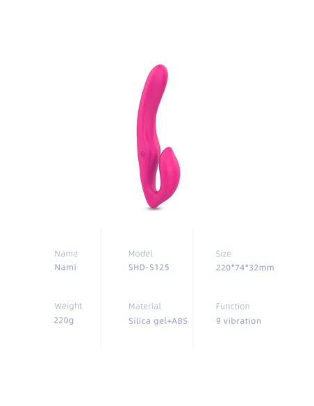Nami strap on vibrador multifuncional recargable usb | S-hande | Vibradores
