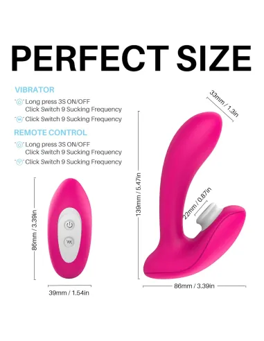 Tricker rct - succionador vibrador multifuncional recargable usb | S-hande | Vibradores