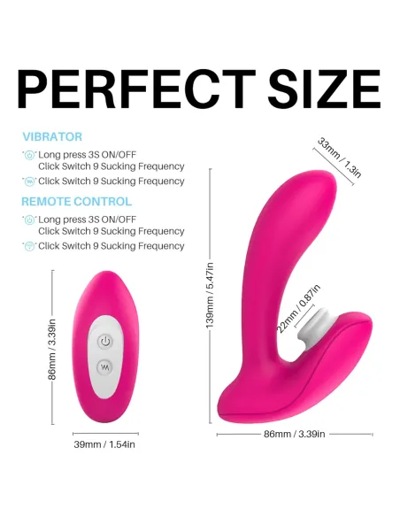 Tricker rct - succionador vibrador multifuncional recargable usb | S-hande | Vibradores