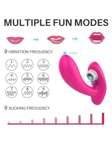 Tricker rct - succionador vibrador multifuncional recargable usb | S-hande | Vibradores