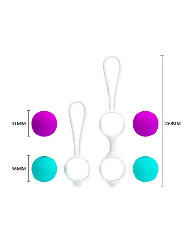 Kegel orgasmic ball setx2 | Pretty love | Bolas y huevos vaginales