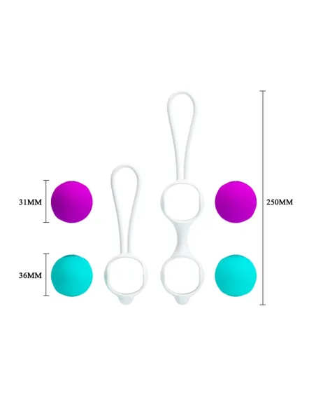 Kegel orgasmic ball setx2 | Pretty love | Bolas y huevos vaginales