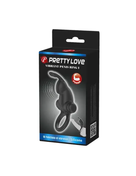 Anillo vibrador rabbit i multifuncion silicona | Pretty love | Anillos