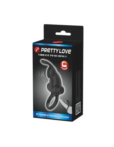 Anillo vibrador rabbit i multifuncion silicona | Pretty love | Anillos