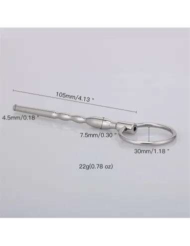 Plug uretra metal ring | Infarta toys | Castidad