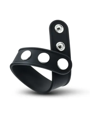 Performance - vs5 - silicone 3-snap cock strap - black | Blush | Anillos