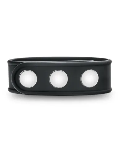 Performance - vs5 - silicone 3-snap cock strap - black | Blush | Anillos