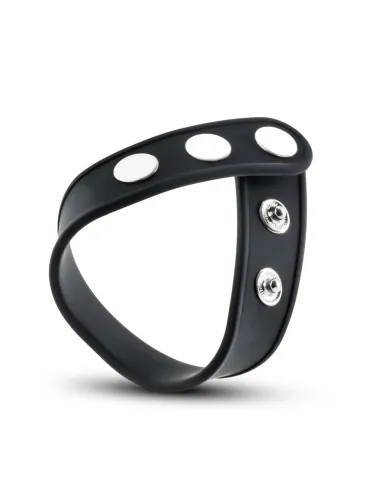 Performance - vs5 - silicone 3-snap cock strap - black | Blush | Anillos