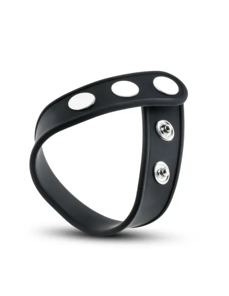 Performance - vs5 - silicone 3-snap cock strap - black | Blush | Anillos