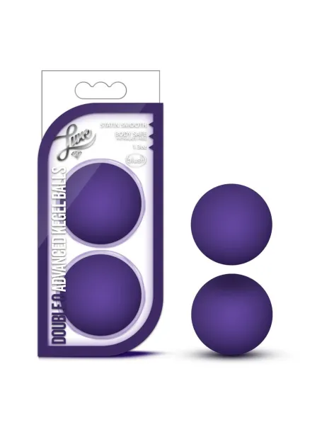 Luxe - double o advanced kegel balls - purple | Blush | Bolas y huevos vaginales