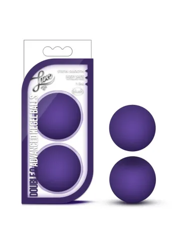 Luxe - double o advanced kegel balls - purple | Blush | Bolas y huevos vaginales