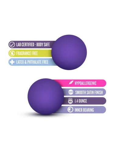 Luxe - double o advanced kegel balls - purple | Blush | Bolas y huevos vaginales