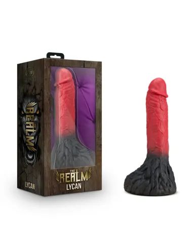The realm - lycan - lock on werewolf dildo - red | Blush | Monster dildo