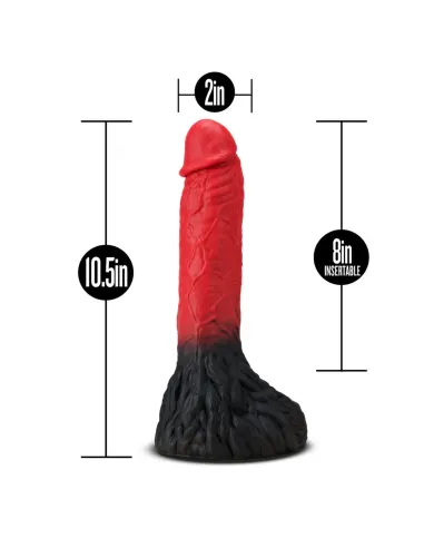 The realm - lycan - lock on werewolf dildo - red | Blush | Monster dildo