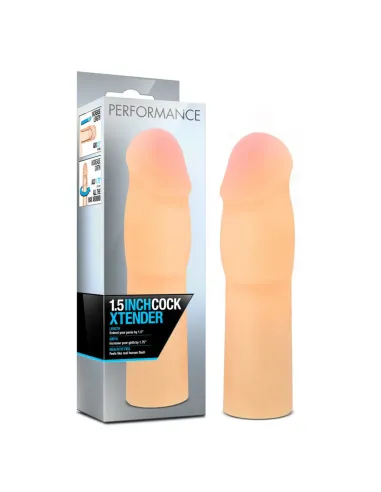 Performance - 1.5 inch cock xtender - beige | Blush | Fundas y extensiones
