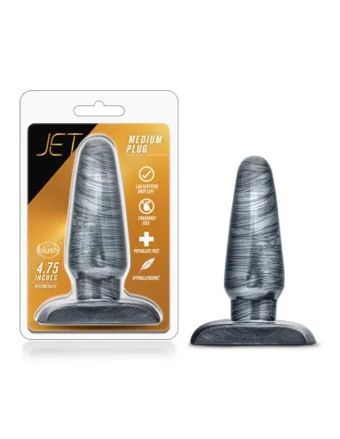 Jet - medium plug - carbon metallic black | Blush | Dildos