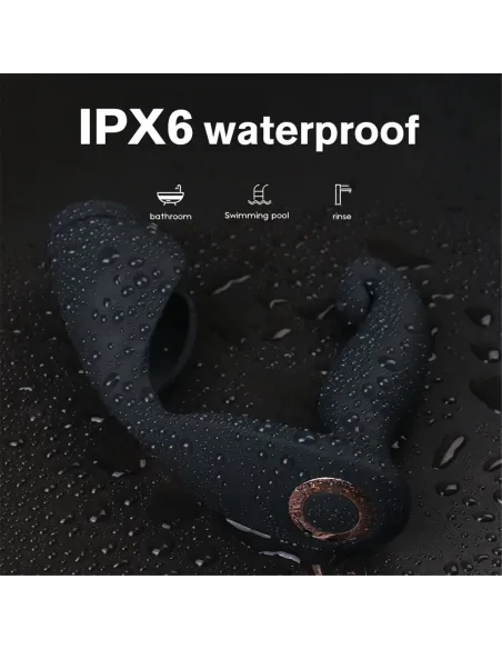 Vibrador raptor anillo prostata recargable control remoto | S-hande | Vibradores