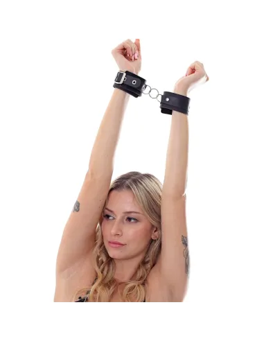 Esposas fijas con aro negro | Infarta fetish | Esposas