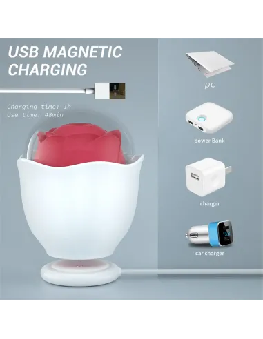 Succionador romantic - recargable - 9 patriones + 8 colores | S-hande | Succionadores