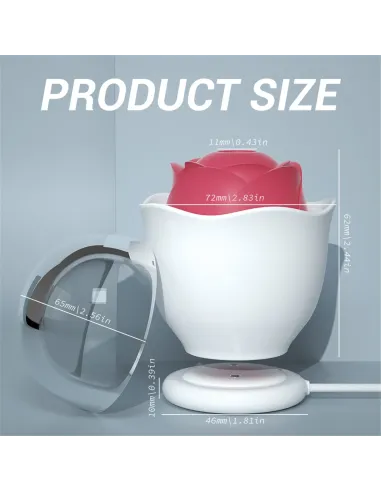 Succionador romantic - recargable - 9 patriones + 8 colores | S-hande | Succionadores