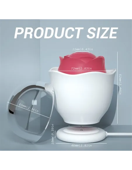 Succionador romantic - recargable - 9 patriones + 8 colores | S-hande | Succionadores