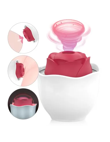 Succionador romantic - recargable - 9 patriones + 8 colores | S-hande | Succionadores