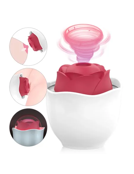 Succionador romantic - recargable - 9 patriones + 8 colores | S-hande | Succionadores